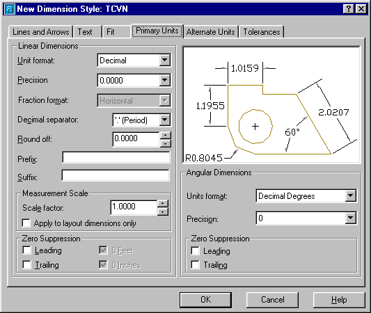 Chỉnh cỡ chữ dim trong cad